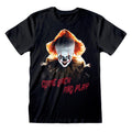 Black-Red-Orange - Front - IT Chapter Two Womens-Ladies Come Back And Play Boyfriend T-Shirt