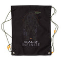 Black-Yellow-White - Front - Halo Infinite Boys Master Chief Drawstring Bag