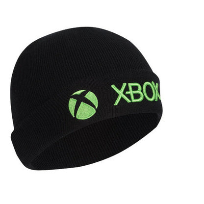 Black-Green - Back - Xbox Boys Logo Beanie