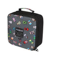 Grey-Multicoloured - Back - Minecraft Boys Characters Lunch Box