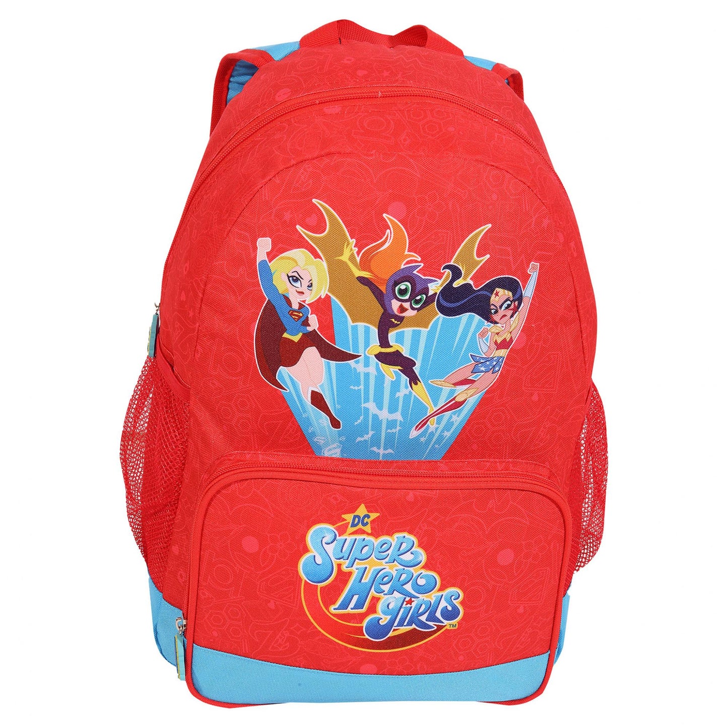 Red-Blue - Front - DC Super Hero Girls Girls Characters Backpack