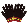 Black-Yellow-Red - Back - Harry Potter Boys Hogwarts Crest Beanie & Gloves Set