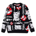 Black-White - Front - Ghostbusters Womens-Ladies Proton Pack Jumper