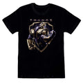 Black - Front - Avengers Endgame Womens-Ladies Thanos Boyfriend T-Shirt