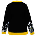 Black-Yellow-White - Back - Aladdin Womens-Ladies Jafar Cobra Head Knitted Jumper