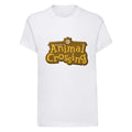 White - Front - Animal Crossing Boys 3D Logo T-Shirt