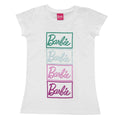 White - Front - Barbie Girls Logo T-Shirt