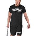 Black - Side - Call Of Duty Mens Warzone Logo Shorts