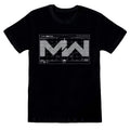 Black - Front - Call Of Duty Womens-Ladies Modern Warfare Reveal Map Boyfriend T-Shirt