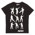 Black-White - Lifestyle - Fortnite Girls Dancing Emotes T-Shirt