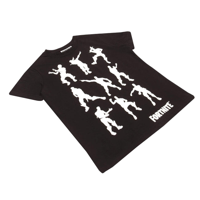 Black-White - Pack Shot - Fortnite Girls Dancing Emotes T-Shirt