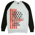 Black-Heather Grey - Front - Call Of Duty Mens Black Ops Cold War Stars & Stripes Sweatshirt