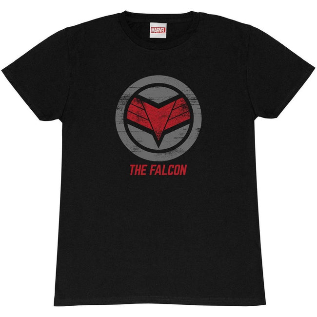Black - Side - Marvel Mens The Falcon T-Shirt