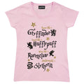 Baby Pink - Front - Harry Potter Girls Brave Loyal Wise Ambitious T-Shirt