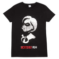 Black-White - Front - The Incredibles Womens-Ladies Elastigirl Foil Boyfriend T-Shirt