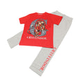 Red-Heather Grey - Back - Harry Potter Boys Gryffindor Pyjama Set