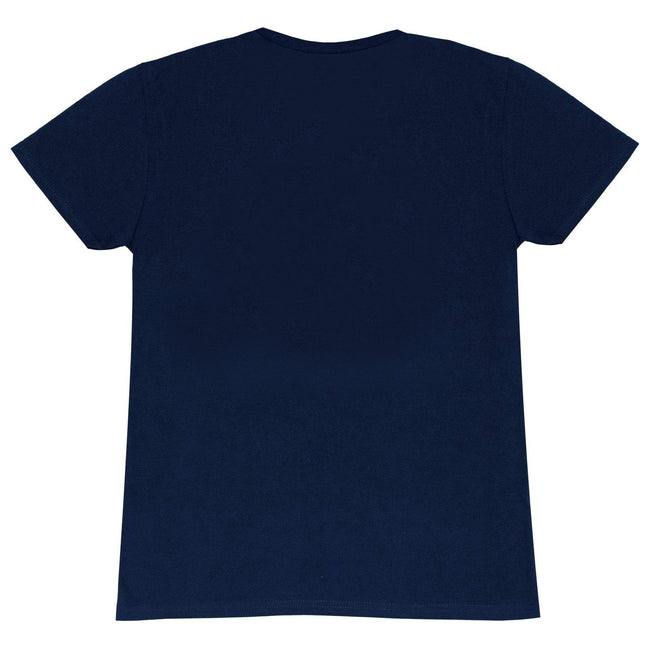 Navy - Back - Marvel Mens The Winter Soldier Logo T-Shirt