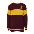 Burgundy - Front - Harry Potter Boys Quidditch Gryffindor Knitted Jumper
