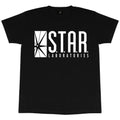 Black - Front - The Flash Mens Star Labs T-Shirt