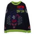 Black-Green-Red - Front - Disney Womens-Ladies Dr Facilier Villains Knitted Jumper