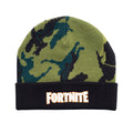 Forest Green - Front - Fortnite Girls Camo Beanie