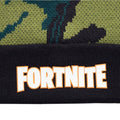 Forest Green - Back - Fortnite Girls Camo Beanie