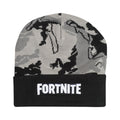 Grey - Front - Fortnite Girls Camo Beanie