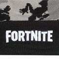 Grey - Back - Fortnite Girls Camo Beanie