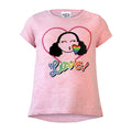 Baby Pink Heather - Front - Hearts By Tiana Girls Love T-Shirt