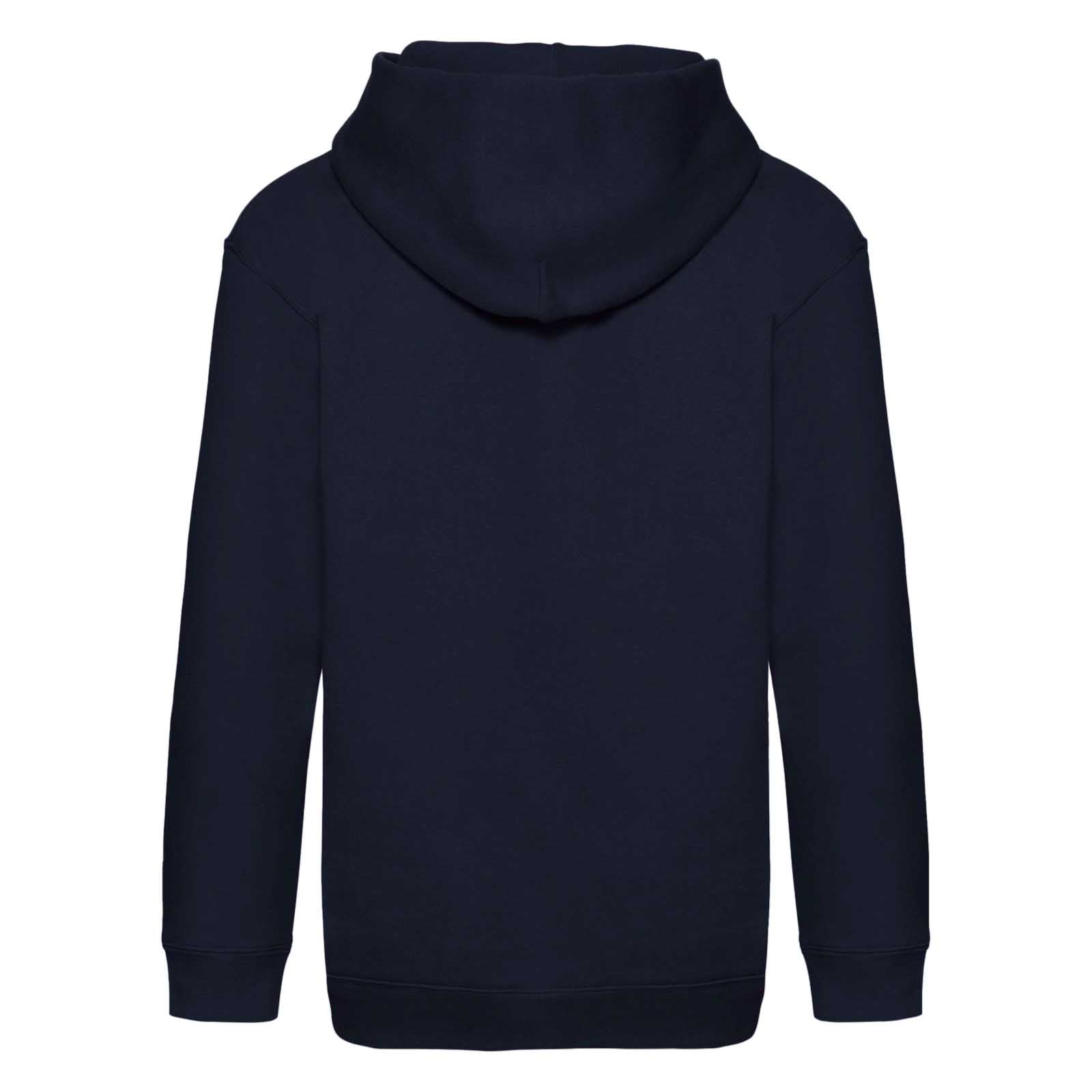 Navy - Back - Marvel Womens-Ladies The Winter Soldier Emblem Boyfriend Hoodie