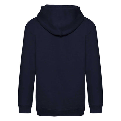 Navy - Back - Marvel Womens-Ladies The Winter Soldier Emblem Boyfriend Hoodie