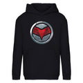 Black - Front - Marvel Boys The Falcon Emblem Hoodie