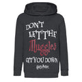 Charcoal Heather - Front - Harry Potter Girls Muggles Pullover Hoodie
