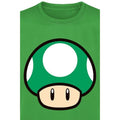 Kelly Green - Lifestyle - Super Mario Mens 1 Up Mushroom T-Shirt