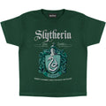 Forest Green - Side - Harry Potter Girls Slytherin Crest T-Shirt