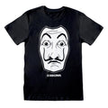 Black - Front - Money Heist Mens Mask T-Shirt