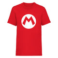 Red - Front - Super Mario Mens Logo T-Shirt