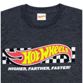 Charcoal - Side - Hot Wheels Girls Higher Farther Faster T-Shirt