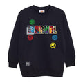 Black - Side - Marvel Avengers Boys Icons Sweatshirt