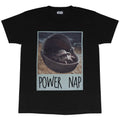 Black - Side - Star Wars: The Mandalorian Mens Power Nap The Child T-Shirt