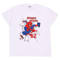 White-Red-Blue - Side - Spider-Man Boys Spidey Power T-Shirt