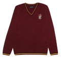 Burgundy - Front - Harry Potter Womens-Ladies Gryffindor House Knitted Jumper