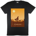 Black - Side - Star Wars: The Mandalorian Mens Retro Style Poster T-Shirt