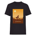 Black - Front - Star Wars: The Mandalorian Mens Retro Style Poster T-Shirt