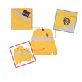 Yellow-Grey - Back - Harry Potter Mens Hufflepuff Quidditch Knitted Jumper