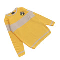 Yellow-Grey - Side - Harry Potter Mens Hufflepuff Quidditch Knitted Jumper