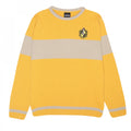 Yellow-Grey - Front - Harry Potter Mens Hufflepuff Quidditch Knitted Jumper