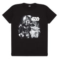 Black - Side - Star Wars: The Mandalorian Mens Mando And The Child Photograph T-Shirt
