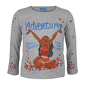 Heather Grey - Front - Moana Girls Adventurer Sweatshirt