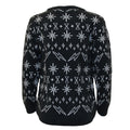 Black - Back - Harry Potter Mens Hogwarts Knitted Christmas Jumper